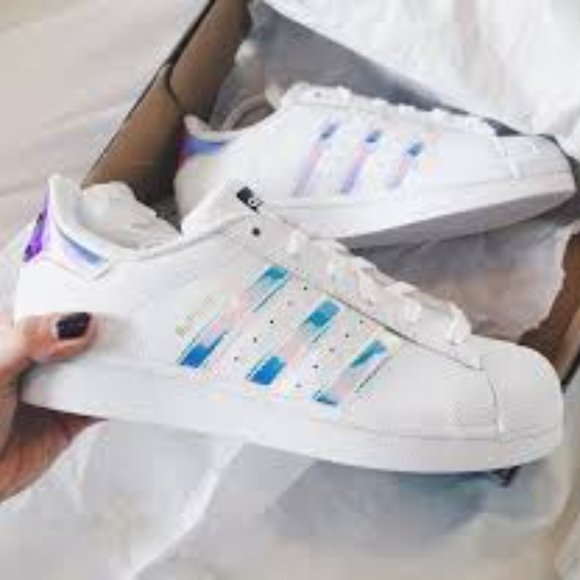 Adidas Holographic Superstar shoes - Picture 2 of 3